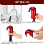 3-in-1 Electric Wine Aerator, Decanter & Dispenser Set – USB Rechargeable Automatic Wine Pourer, Ideal Gift for Wine Lovers