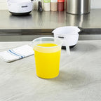 Restaurantware Measuring Cups, 2 Quarts Pack of 10 Conical Spout Liquid Measuring Cups Embossed Ml and Oz Graduations, Clear Plastic Scaling Vessel with Handle, For Cooking, Baking, For Oil, Flour