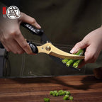 MITSUMOTO SAKARI Kitchen Scissors Heavy Duty, Poultry Shears Titanium Steel for Cutting Chicken Meat & Bones