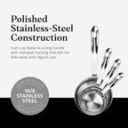 New Star Foodservice 43143 Stainless Steel 18/8 Measuring Cups