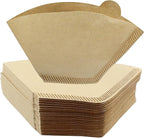 200 Count Cone Coffee Filter, #1 Natural Unbleached Cone Coffee Filter Paper fit for Drip Coffee Dripper Coffee Maker (1-2 Cup)