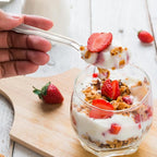 360 Count Extra Heavy Duty Clear Plastic Forks and Spoons, 180 Forks & 180 Spoons, Heat Resistant, Disposable Plastic Silverware Set