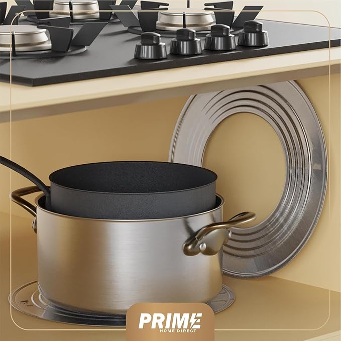 Prime Home Direct Stainless Steel Steamer Ring | Fits 7 to 12-Inch Bamboo Steamer Basket | Steaming Ring for Asian Chinese Wok, Food, Dumpling, Dim Sum, Steam Pot Accessories Metal Cooking Rim Adapter