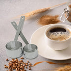 2PCS 2 Tablespoon Coffee Scoop, Long Handle Measuring Spoon, Two tbsp (30ml, 1/8cup) Stainless Steel Scooper