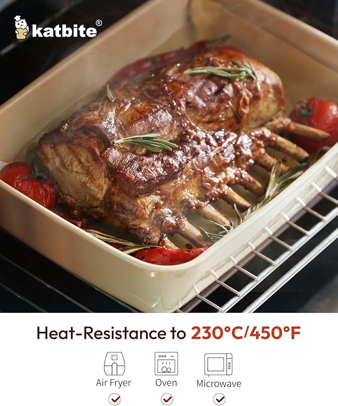 Katbite Air Fryer Disposable Paper Liners 100 Pcs, 9x11 Inch, Oil Resistant & Easy Clean, Non-stick Rectangular Paper Sheets Basket Liner for Toaster Oven Xl Air Fryer