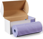 Exquisite Party Solids 54 Inch X 300 Feet Lavender Plastic Table Cover Roll in A Cut - to - Size Box with Convenient Slide Cutter. Cuts Up to 36 Rectangle 8 Feet Plastic Disposable Tablecloths
