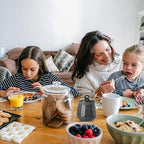 Hasense Honey Jar with Lid, 12 Ounce Ceramic Honey Pot with Wooden Dipper Stick, Grey Kitchen Container Dish for Birthday Wedding Gift, Easy to Clear