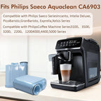 Getalong AquaClean Water Filter Compatible with Philips Coffee Machines, High-Efficiency for AquaClean CA6903,Reduces Limescale & Improves Taste, 4-Pack