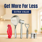 Stainless Steel Meat Tenderizer Hammer – Heavy-Duty All-Metal Design, Anti-Rust & Dishwasher Safe – Textured Surface for Steak, Chicken, Pork, and More