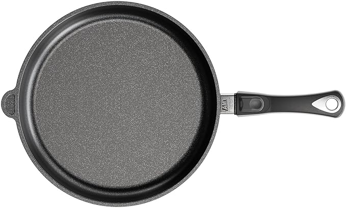 AMT Gastroguss The World´S [.] Frying pan Induction, Diameter 32 cm, Height 5 cm, cast Aluminium (Aluminium), Lotan® Non-Stick Coating for Fat-Free-Frying, AMZN-I-532-US
