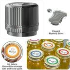 M12 Auto Stop Electric Mason Jar Vacuum Sealer - 2025 Upgrade Smart Jar Vacuum Sealer for Mason Jars with Wide and Regular Mouth Canning Jar Lids Portable Mason Jar Sealer Machine Kit