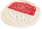 Talisman Designs Pie Top Cutter | 10-Inch | Red | Pie Crust Cutter | Pie Decorating Tools | Pie Pastry Baking Accessories | Stencil Crust Cutout