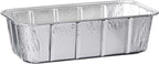 PLASTICPRO [2 Lb 10 Pack Disposable Loaf Pans Aluminum Tin Foil Meal Prep Bakeware - Cookware Perfect for Baking Cakes, Bread, Meatloaf, Lasagna 2 Pound 8.5'' X 4.5'' X 2.25''