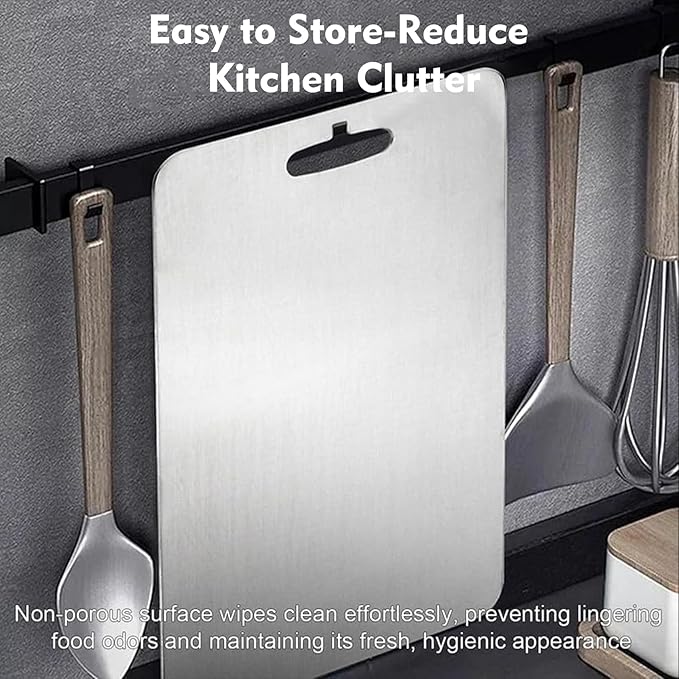 Titanium Cutting Board - 3 pack Double Sided Titanium Cutting Mat for Kitchen