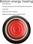 Traditional Japanese Clay Casserole Pot,Family Hot Pot,clay cooking pots Ceramic Cookware Dutch Oven Ceramic Pot, Heat Storage and Heat Preservation,For Cooking Hot Pot Bibimbap and Soup,5.5l