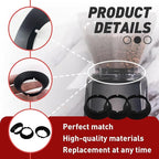 3 Pcs Gasket Replacement for Baratza Encore and Virtuoso Coffee Grinders - Replacement Ring for Electric Conical Burr Grinder - Durable and Reliable