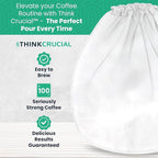 1 Replacement Strainer Bag Compatible With Toddy« Cold Brew System 5 Gallon Commercial Brewers, Washable & Reusable (1 Pack) - by Think Crucial