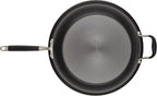 Anolon Advanced Home Hard Anodized Nonstick Frying Pan, 14.5 Inch – Large Skillet with Helper Handle, 14 Inch Nonstick Frying Pan, Durable Cookware - Onyx