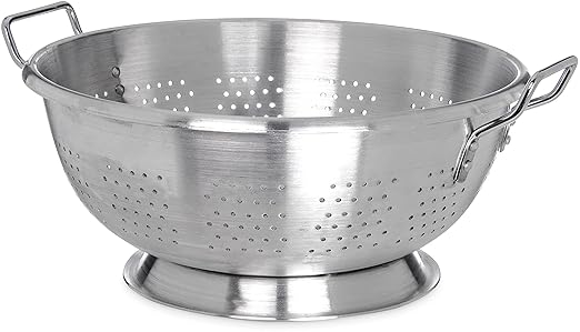 Carlisle FoodService Products 60277 Dura-Ware Heavy Weight Commercial Colander, 16 Quart (Pack of 6)