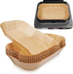 Air Fryer Liners Ninja Accessories,Air Fryer Liners Disposable Paper Air Fryer Parchment Paper Liners Rectangular Air Fryer Accessories Baking Paper (125PCS for Ninja XL)