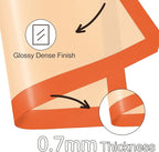 Silicone Baking Mat Set, Reusable Baking Mat, Non-Stick, Food Safe Silicone Mats for Baking, Oven Baking Sheet for Making Cookies, Macaroons, Bread