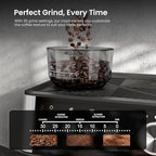 Joy Pebble Espresso Machine,Stainless Steel 15 Bar Semi-Automatic Expresso Coffee Machines, Featuring a Milk Frother,Steam Wand.Removable Water Tank, Cappuccino & Latte Machine for Home