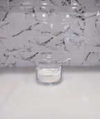 J&M DESIGN Clear Acrylic Sugar Bowl With Lid And Spoon For Coffee Bar Accessories, Cereal Bowls, Tea, Kitchen Countertop Canisters & Baking - 8 oz Container Jar Dispenser Holder - Dishwasher Safe