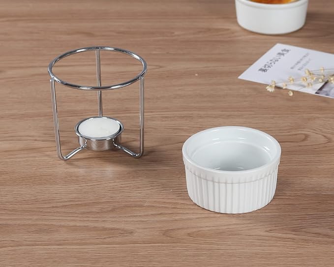 Ceramic Butter Warmers for seafood, Butter Melter Set of 2