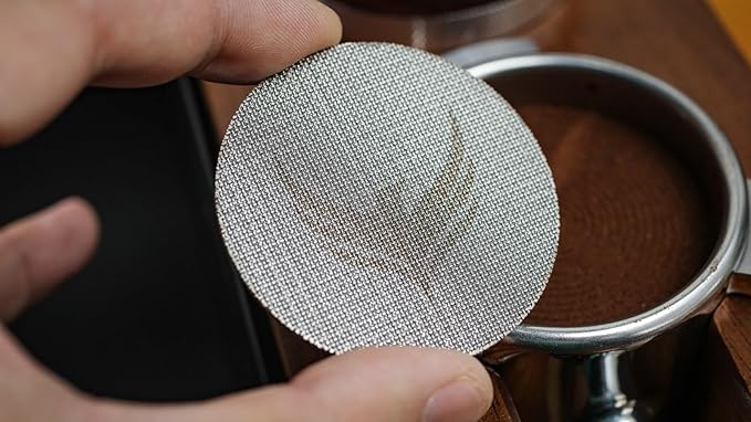 Walnut Espresso Accessories Set 58mm for Gaggia Bottomless Portafilter, Calibrated Tamper, Distribution Tool, Wdt, Dosing Cone and Puck Screen