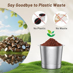 ComfortGrip™ Reusable K Cups – 1-Pack Stainless Steel Coffee Pods with Anti-Scald Silicone Lid, BPA-Free, Easy-Clean Filter – Compatible with Keurig 1.0 Only (Not for 2.0)