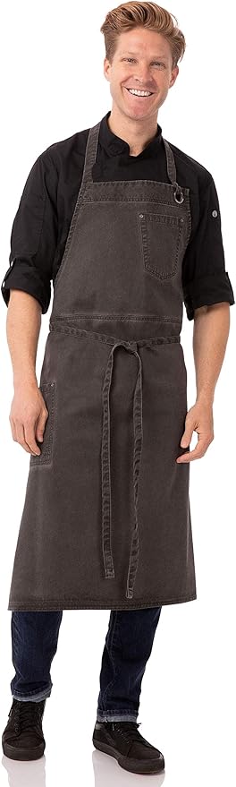 Chef Works Unisex Dorset Chefs Bib Apron
