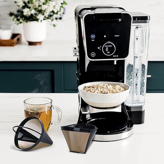 Reusable Coffee Filters for Ninja Coffee Filter, Permanent Coffee Filter 4, Used for Replacing the Ninja Coffee Bar Brewer, 4 Cone Permanent Coffee Filter, 2Pcs