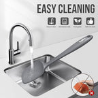 Walfos Silicone Spatula -5 Pieces Heat Resistant Kitchen Spoon Spatulas（600°F), Strong Steel Core and One-Pieces Seamless Design, Prefect for Cooking Mixing Baking - BPA Free and Dishwasher Safe,Gray