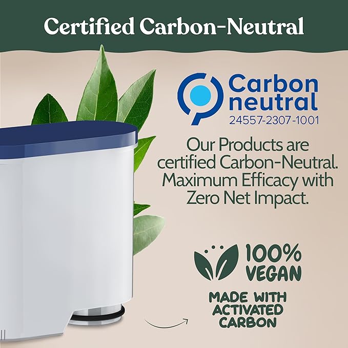 Roobi Philips Compatible Water Filters. Specially Designed for Saeco Coffee Machines, Carbon Neutral Aqua Clean Water Filters. 2 Pack, 6 Months Supply