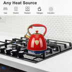 Tea Kettle -2.9 Quart Tea Kettles Stovetop Whistling Teapot Stainless Steel Tea Pots for Stove Top Whistle Tea Pot