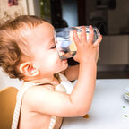 Topsky 12-ounce Plastic Water Tumblers | Set of 4 Transparent Unbreakable Drinking Glasses Clear Acrylic Reusable Juice Wine Cups for Home Picnic Party, Dishwasher Safe, Stackable