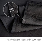 maxmill Jacquard Tablecloth Swirl Design Spillproof Wrinkle Free Heavy Weight Soft Table Cloth Decorative Fabric Table Cover for Outdoor and Indoor Use Oblong 60 x 120 Inch Black