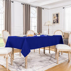 Softalker Rectangle Tablecloth, Waterproof & Stain Resistant Table Cloths Wrinkle Free Fabric Washable 210GSM Polyester Table Cover for Dining/Party/Outdoor - 54 x 78 inch,Royal Blue