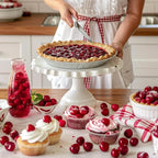 Cherry Pitter Tool, 7 Holes Multi Cherry Pit Remover, 7-in-1 Cherry Seed Remover Quick, Portable Cherry Pitters Tool, Heavy Duty Metal Cherry Core Pitter for Cherries Jam