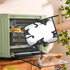 2PCS Black Cat Pot Holder with Loop,Heat Resistant Oven Pads, Hot Pat for Kitchen Cooking Baking Food