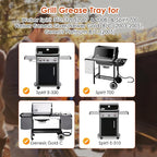 99250 Grease Tray for Weber Genesis 1000/2000/3000, Genesis Silver B/C&Gold B/C, Drip Pan Tray Replace for Weber Spirit E-310 E-320 SP-320 Series (2007-2012), Platinum B/C(2005 and Newer)
