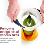 Zyliss 3-in-1 Mango Slicer, Peeler & Pit Remover Tool - Kitchen Mango Depitter & Peeler Gadget - Fruit Slicer with Micro-Serrated Stainless Steel Blader