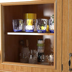 Topsky 10 oz Plastic Water Tumblers | Set of 4 Transparent Unbreakable Drinking Glasses Clear Acrylic Reusable Juice Wine Cups for Home Picnic Party, Dishwasher Safe, Stackable (Blue)