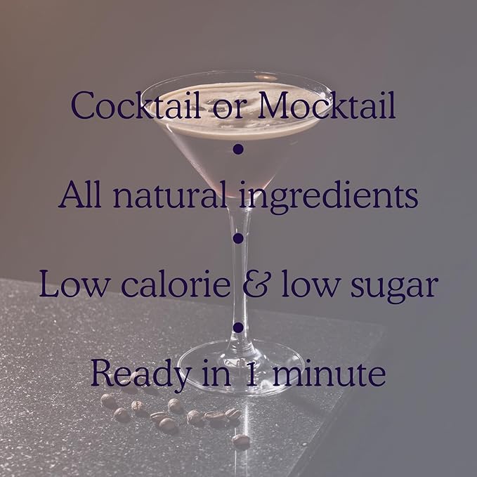 SAYSO Espresso Martini & Old Fashioned Cocktail Tea Bags - Instant Cocktail or Mocktail Mixers - No Hot Water - Professionally Crafted - Home Bar - Organic Ingredients, 16-Pack