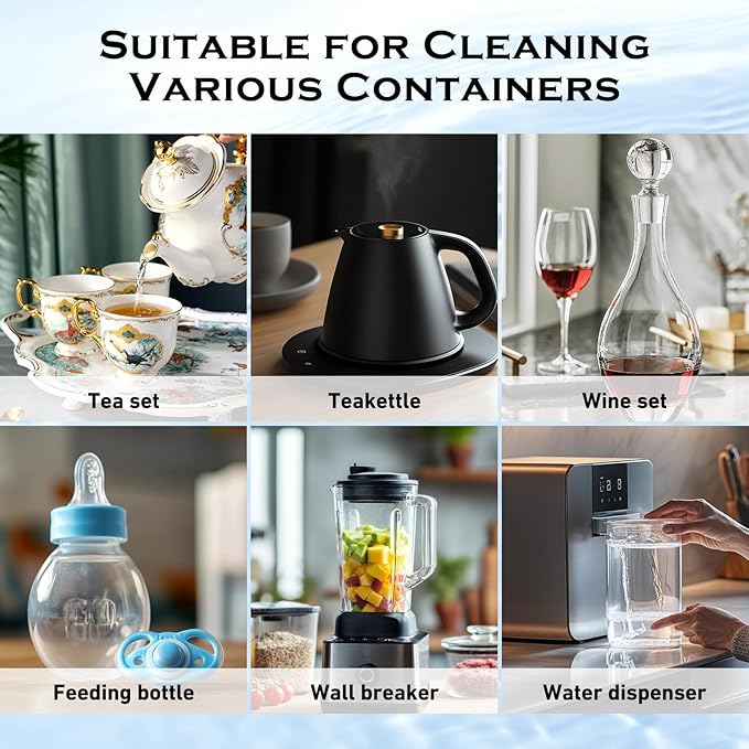 DERDUFT Coffee Machine Cleaner Descaler Tablets 24 Pack, Coffee Maker Cleane, for Espresso Machine Cleaning Tabs, Descaling Solution for Coffee Pot Maker