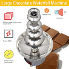 Chocolate Fountain 110V Electric 5-Tiers Digital Chocolate Fountain Melting Machine Heating Fondue Fountain,12kg of chocolate
