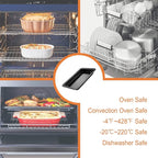 CHEFMADE Rectangular Cake Pan, Nonstick 10.8 Inch Oblong Cake Pan, 7" x 10.8", Set of 2