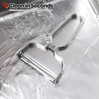 Stainless Steel Potato Peeler with Extra-Wide Peeling Blade, Great for Large Vegetables, Rust-Resistant, Cheese Slicer, Dual-Edged Blades, Corrosion-Resistance, Y-Peeler Shape