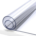 42"X78"Crystal PVC Table Cover Protector, Waterproof PVC Tablecloth, 2MM Thickened Protector for Table, Desk, Coffee Table, Workbench,Dresser, TV Stand, Counter