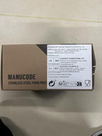 Smash Burger Press 8 Inch, 3.1 Lb Burger Smasher, Heatable for Searing Panini, Steak, Chicken, Salmon, Stainless Steel Bacon Press, Flat Bottom, Seasoning Free, Wooden Handle No Spin